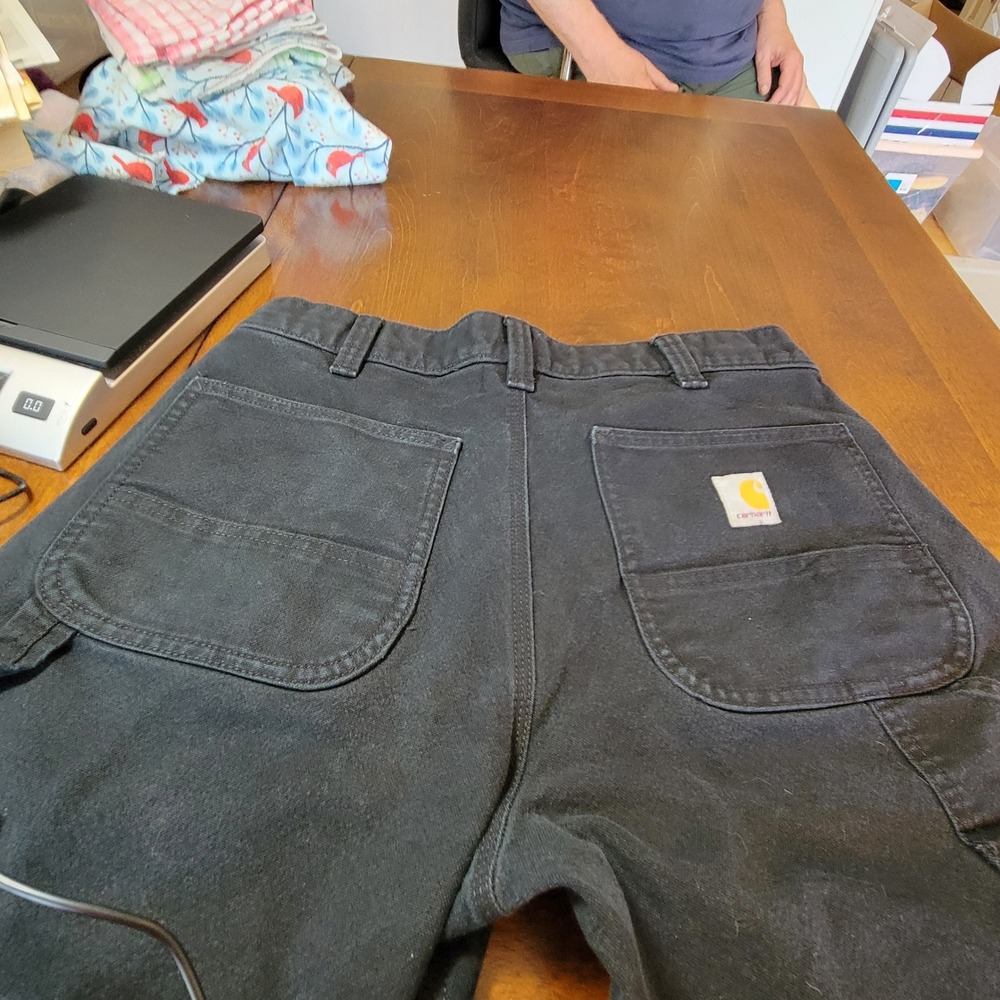 Carhartt Rugged Flex Relaxed Fit Duck Double-Front Utility Work Pants 33x30 - Picture 15 of 16